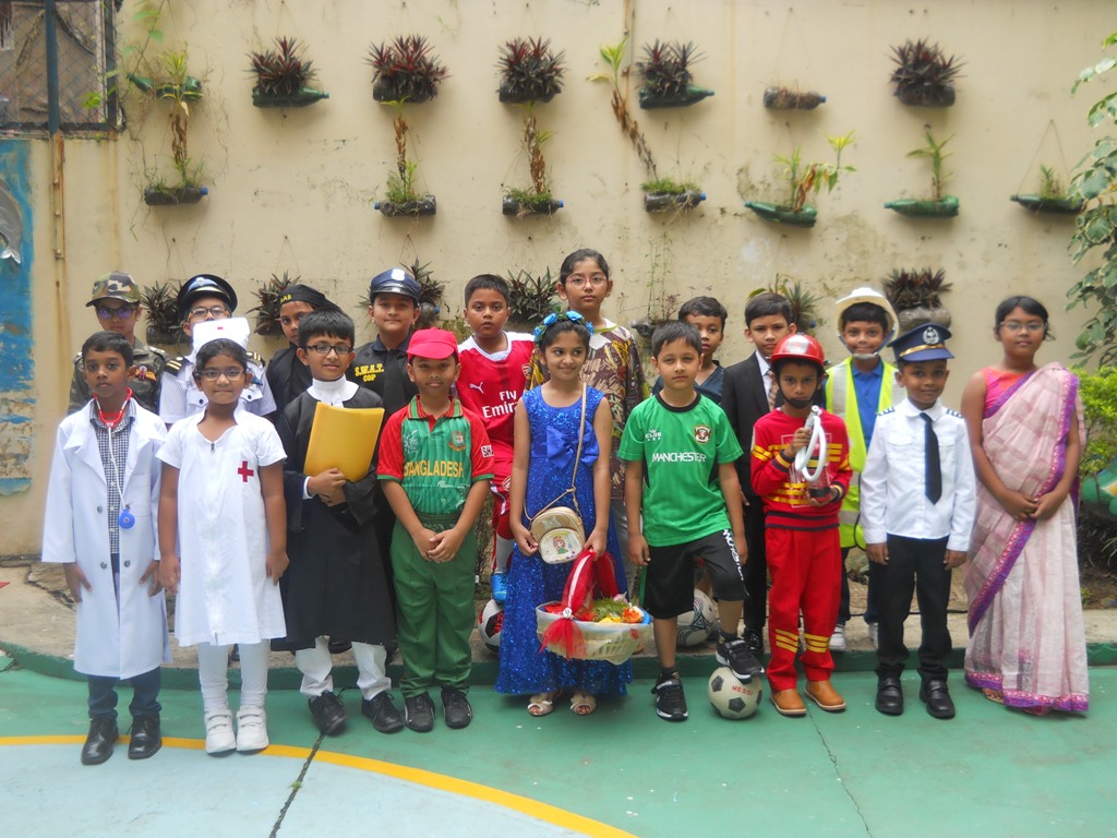 Class-2 Students has celebrated Profession Day